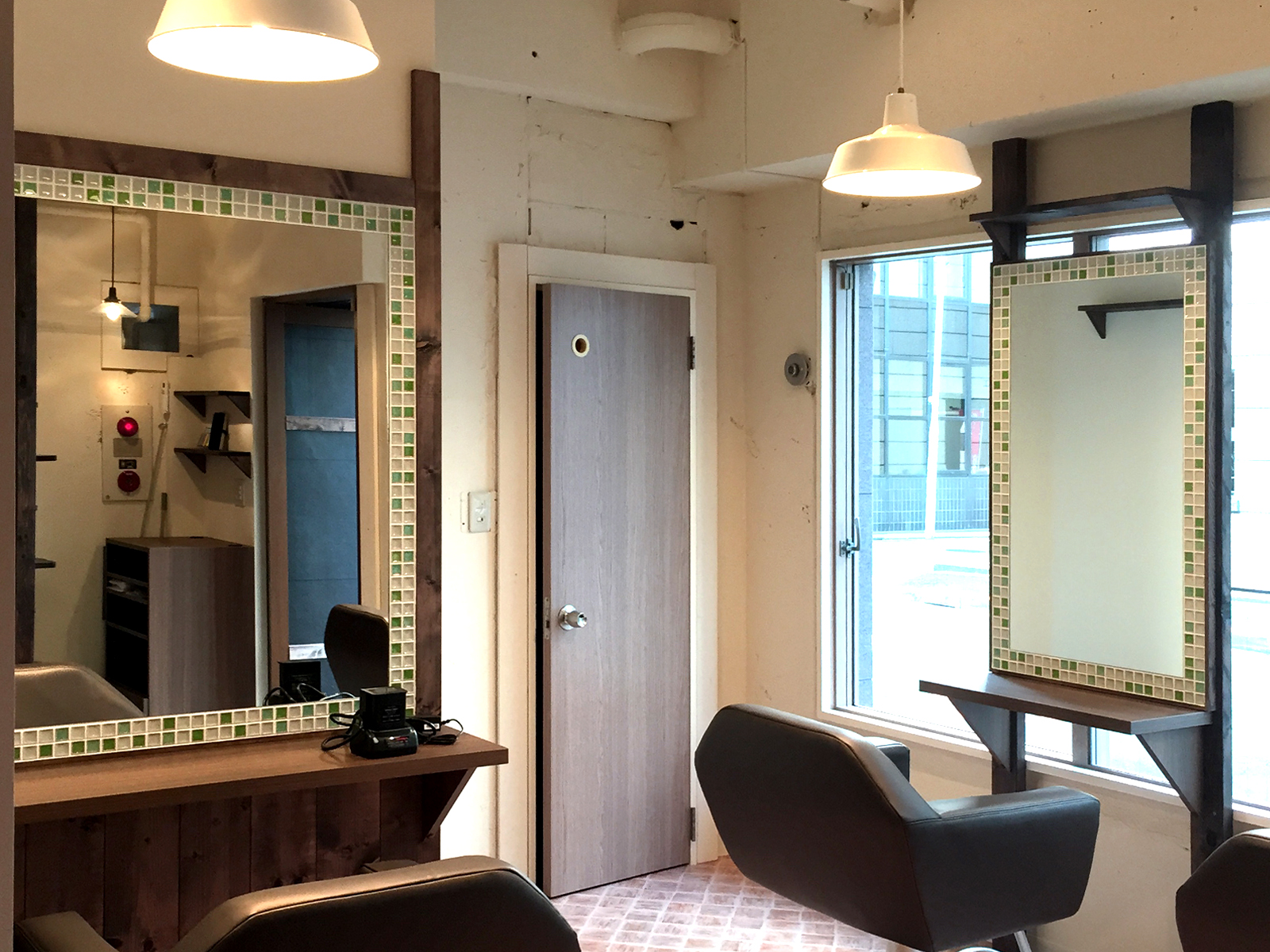 【美容室】hair carme｜設計・施工例｜八百板工芸有限会社