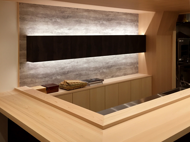 【飲食店】鮨 てつ也｜設計・施工例｜八百板工芸有限会社