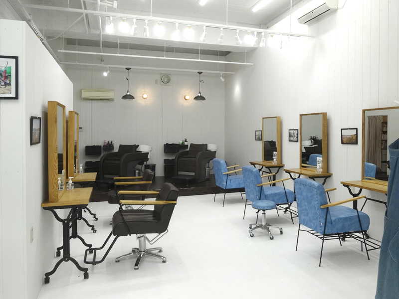 【美容室】VENICE｜設計・施工例｜八百板工芸有限会社