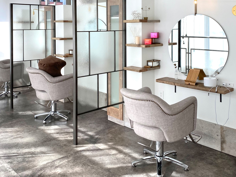 【美容室】SHEER 新小岩店｜設計・施工例｜八百板工芸有限会社