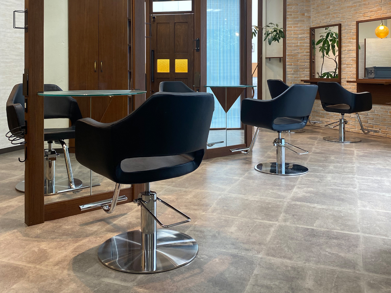 【美容室】hair menou｜設計・施工例｜八百板工芸有限会社