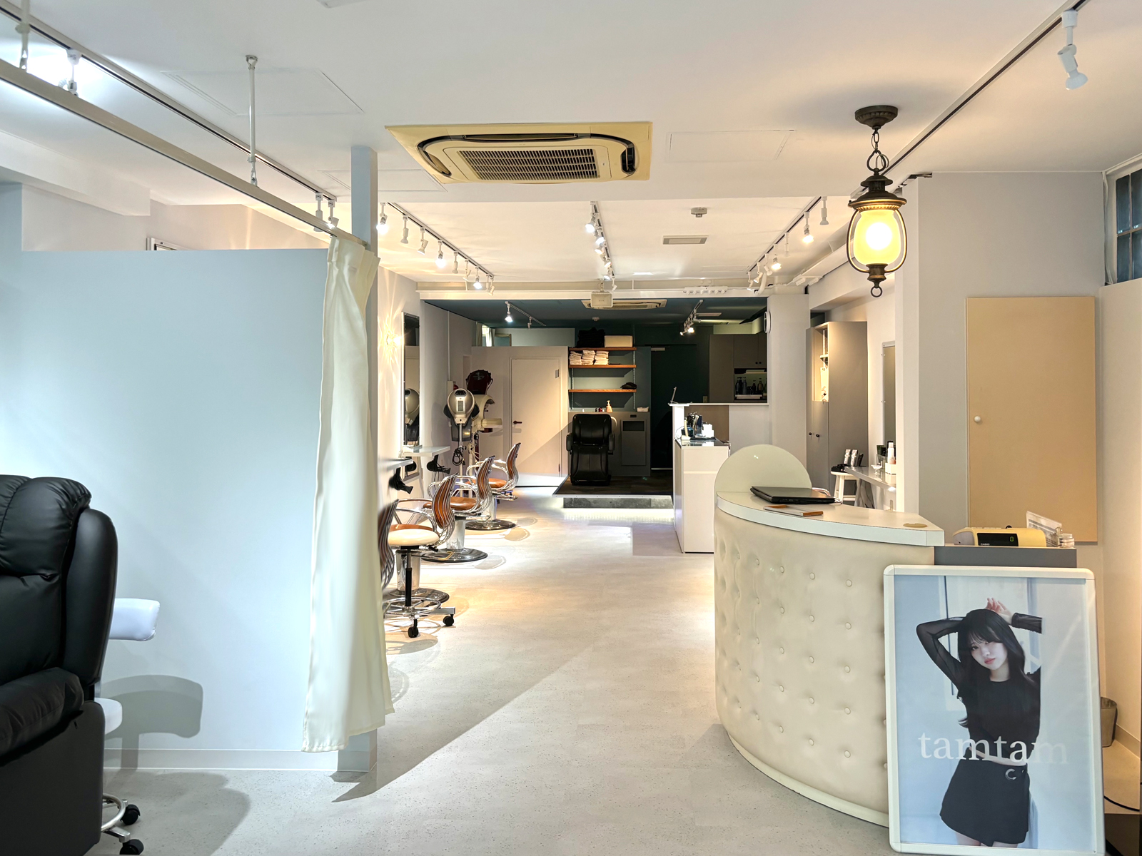 【美容室】tamtam 市川店｜設計・施工例｜八百板工芸有限会社